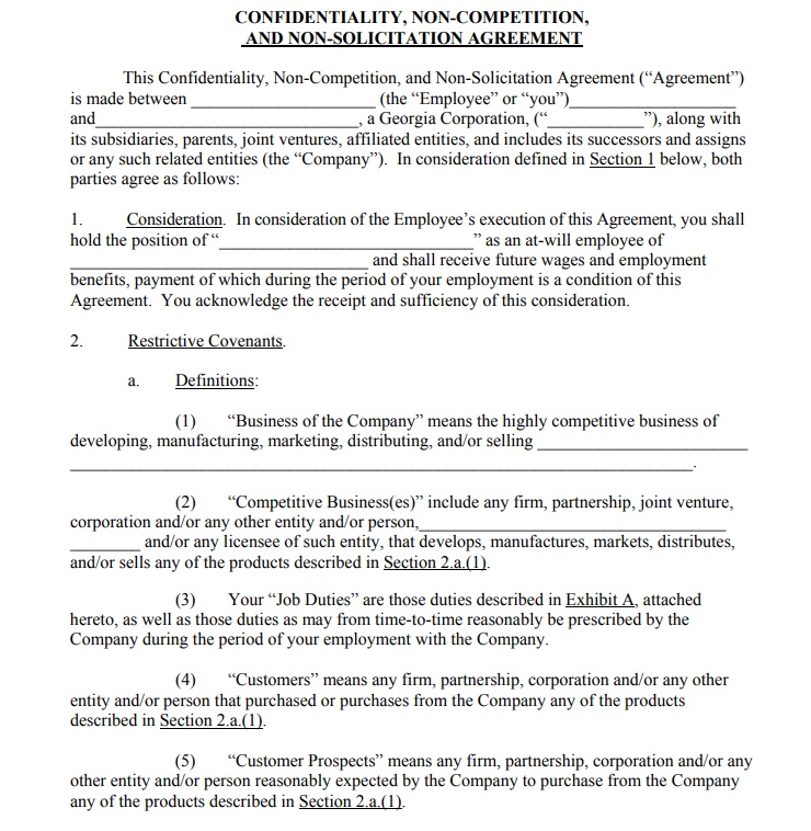 Confidential Agreement Template